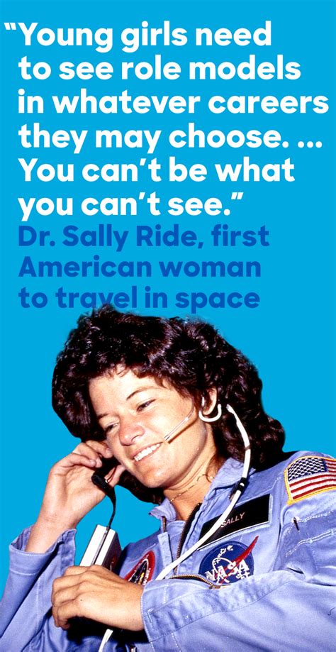 Sally Ride Quotes About Being A Role Model - ShortQuotes.cc