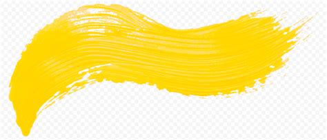 Paint Brush Stroke Yellow