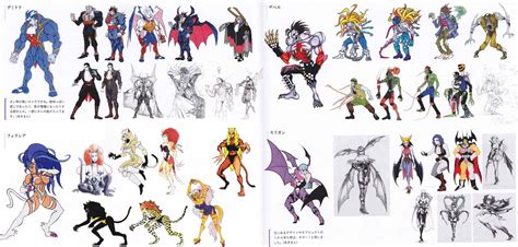 Darkstalkers Characters