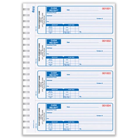 Receipt Book Printing | Personalized Forms