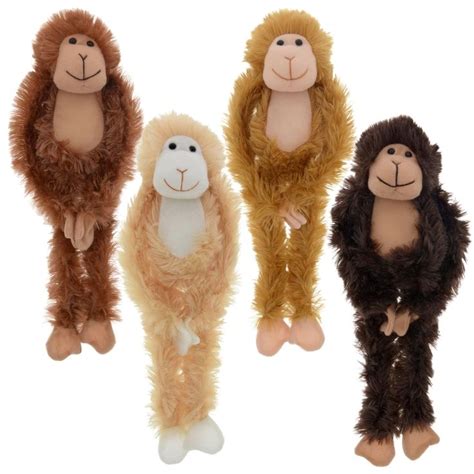 Fuzzy Friends Plush Hanging Monkeys, 13½" | Hanging monkey, Monkey ...