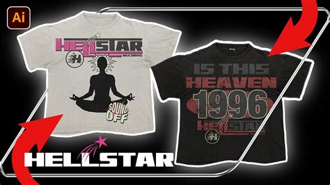 HOW TO DESGIN SHIRTS LIKE HELLSTAR - YouTube