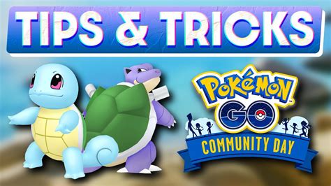 SQUIRTLE COMMUNITY DAY TIPS & TRICKS | POKÉMON GO - YouTube