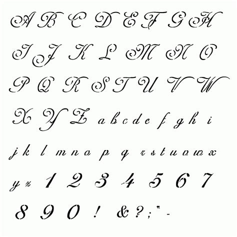 Cursive Alphabet 2019 – AlphabetWorksheetsFree.com