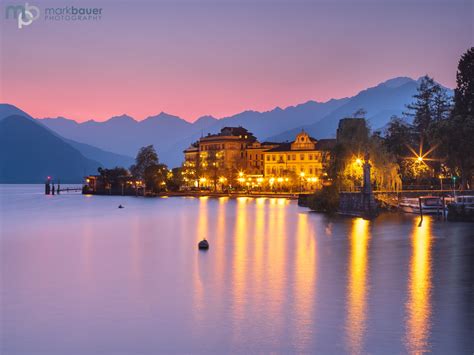 Twilight, Verbania, Lake Maggiore - Mark Bauer Photography