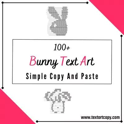 100+ Bunny Text Art Copy And Paste