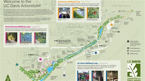 UC Davis Arboretum Visitor Map | UC Davis Arboretum and Public Garden