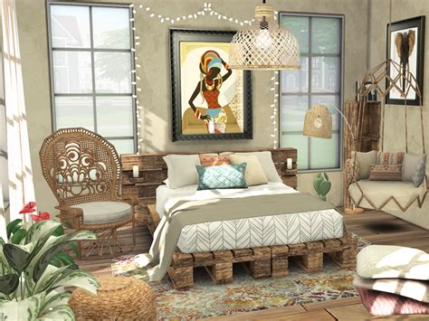 The Sims Resource - Boho Bedroom // CC needed