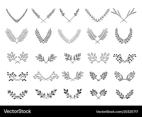 Collection vintage dividers Royalty Free Vector Image