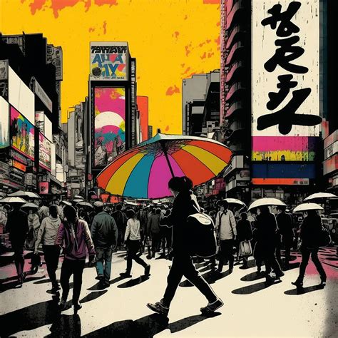 Shibuya Crossing Digital Art by Zen Panda - Fine Art America