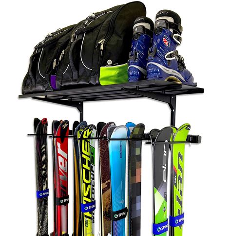 Ski Rack NZ Vertical Multi 10 Pairs Ski Storage Snowboard Rack | Curve ...