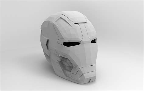 3D print model avengers Iron man helmet | CGTrader