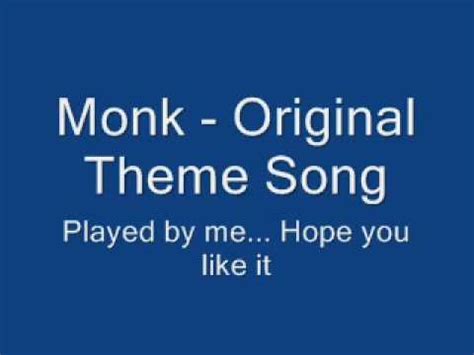 Monk - Original Theme Song - YouTube