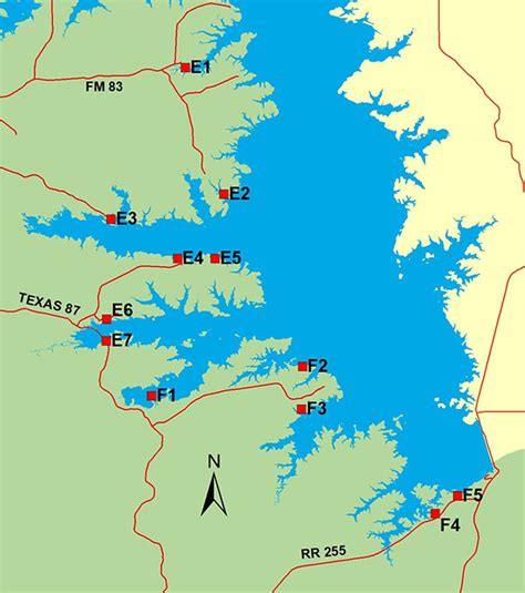 Toledo Bend Fishing Map - Sarah Cornelle