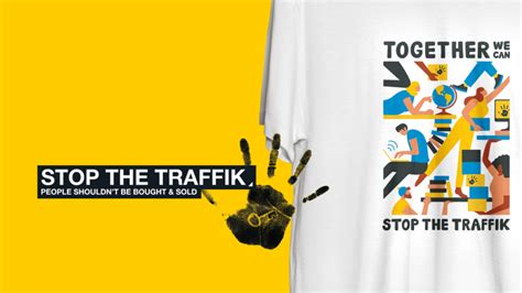 STOP THE TRAFFIK T-SHIRT - No Sweat