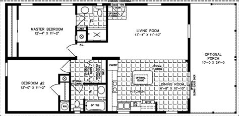 2 Bedroom Modular Homes Floor Plans