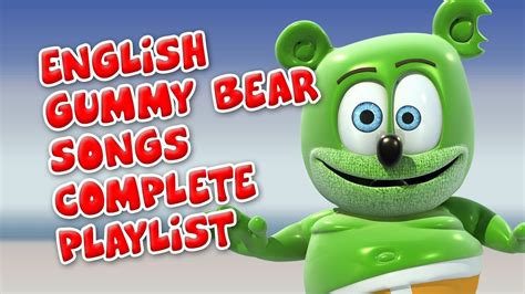 English Gummy Bear Songs Complete Playlist | Gummy bear song, Bear ...