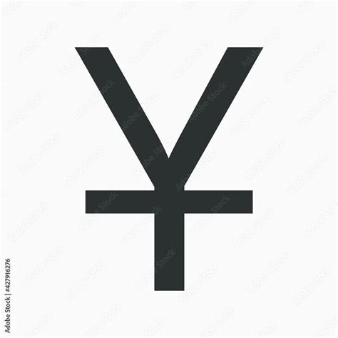 Yuan icon. Chinese currency symbol. Vector illustration Stock Vector ...