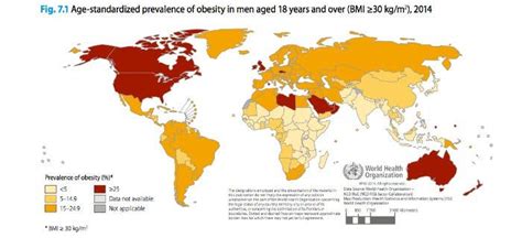 The most obese countries in the world