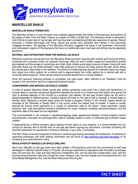 Fillable Online MARCELLUS SHALE FORMATION Fax Email Print - pdfFiller