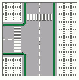 LEGO baseplates to print and cut out - Road baseplates