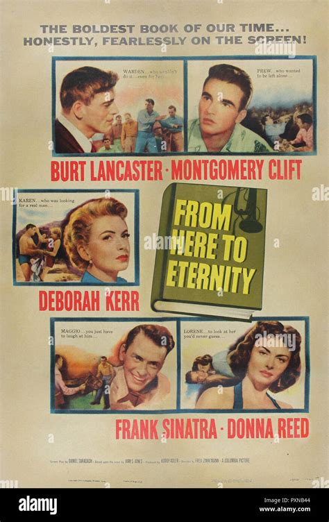 From Here To Eternity - Original movie poster Stock Photo - Alamy