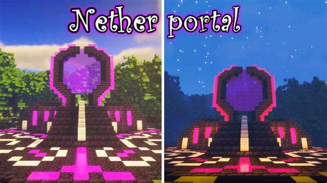 nether portal desing Minecraft Map