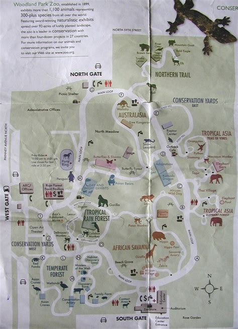 Woodland Park Zoo map | Hyperlinked to the zoo photos. | Flickr