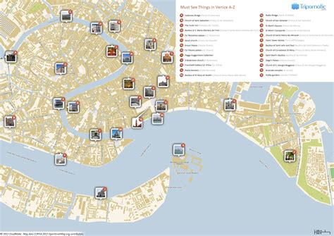 Free Printable Map of Venice attractions. Venice Travel, Italy Travel ...