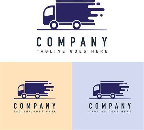 Delivery truck logo design template. Fast Delivery Logo Template Design ...