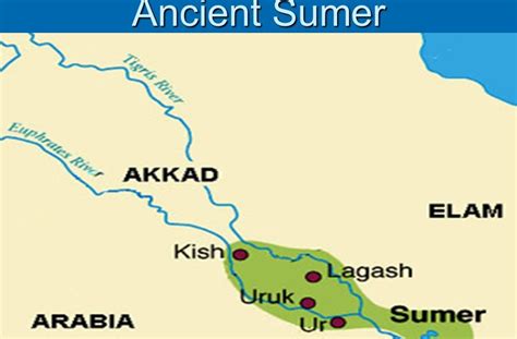 Map Mesopotamia Sumer - Share Map