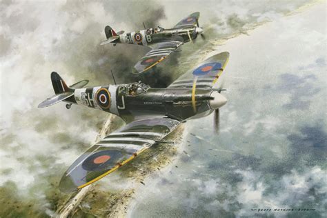 WW2 Aircraft Art - Aviation Art by Geoff Nutkins