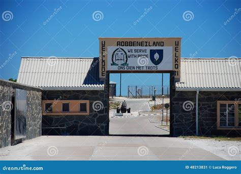 Robben Island Prison Entrance. Cape Town. Western Cape, South Africa ...