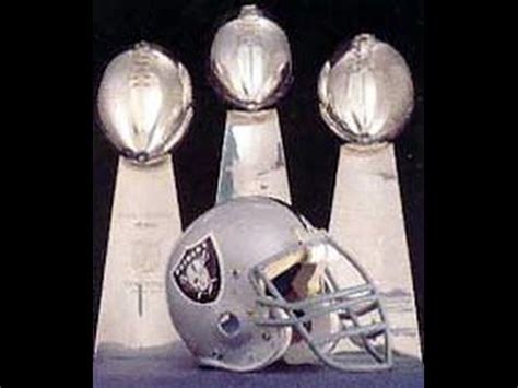 Oakland/L.A. Raiders Super Bowl wins - YouTube