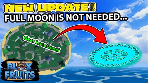 UPDATE - Blue Gear Mirage Island no longer requires a full moon - Blox ...