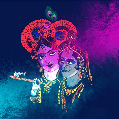 Top 98+ about radha krishna holi wallpaper - Billwildforcongress