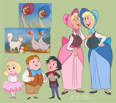 Abigail And Amelia Gabble | Zeichentrickfilme, Disney bilder, Walt disney