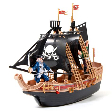 KidPlay Products Scurvy Boys Pirate Ship Adventure LIGHT UP, SOUND Toy ...