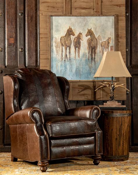 Cowboy Panama Recliner | Western & Ranch Style Leather Recliners