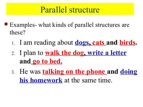 Parallelism - 50+ Examples, Types, Rules, How to write