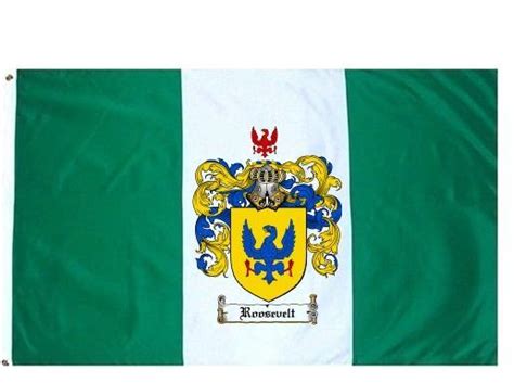 Roosevelt Coat of Arms Flag / Family Crest Flag - Coat of Arms