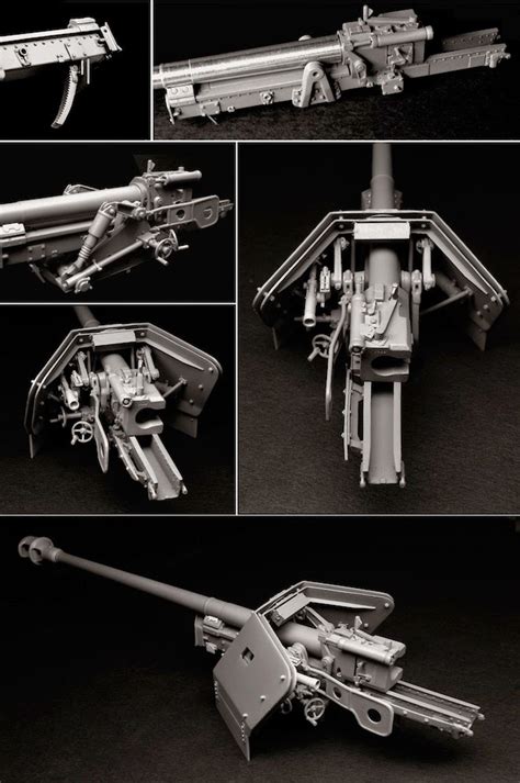 Resin + PE parts K59/1120 Production 1/35 MG42 Detailed Machine Gun set ...