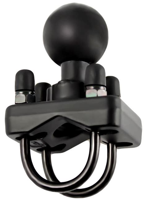 RAM Mount 1.5" C Size Ball with Double U-Bolt Handlebar Rail Base