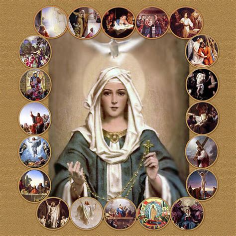 Our Lady of The Rosary Poster by Samuel Epperly - Pixels