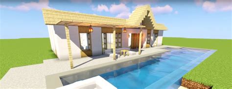 Minecraft Cool Beach House Ideas and Design