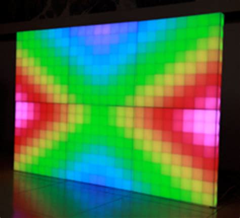 Led RGB DMX 512 - 64 Pixel LED Display Panels - 500mm x 500mm Full ...