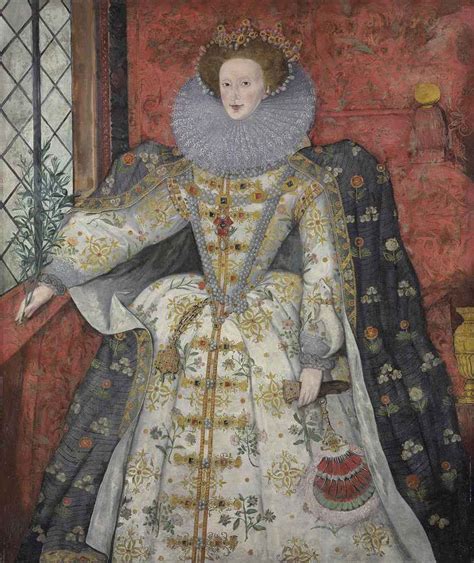 English School, circa 1585-1590 , Portrait of Queen Elizabeth I (1533 ...