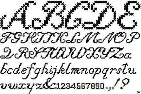 Cross Stitch Cursive | Cross stitch alphabet patterns, Cross stitch ...