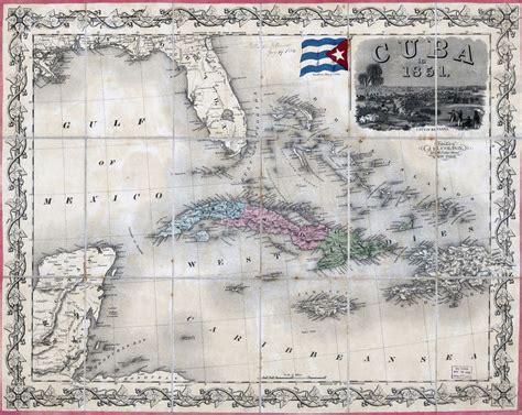 Large scale map of Cuba in 1851 | Cuba | North America | Mapsland ...