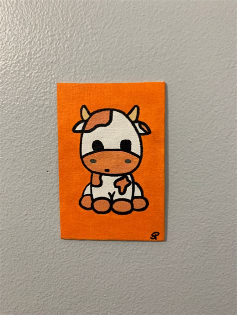 Cow Acrylic Paintings - Etsy